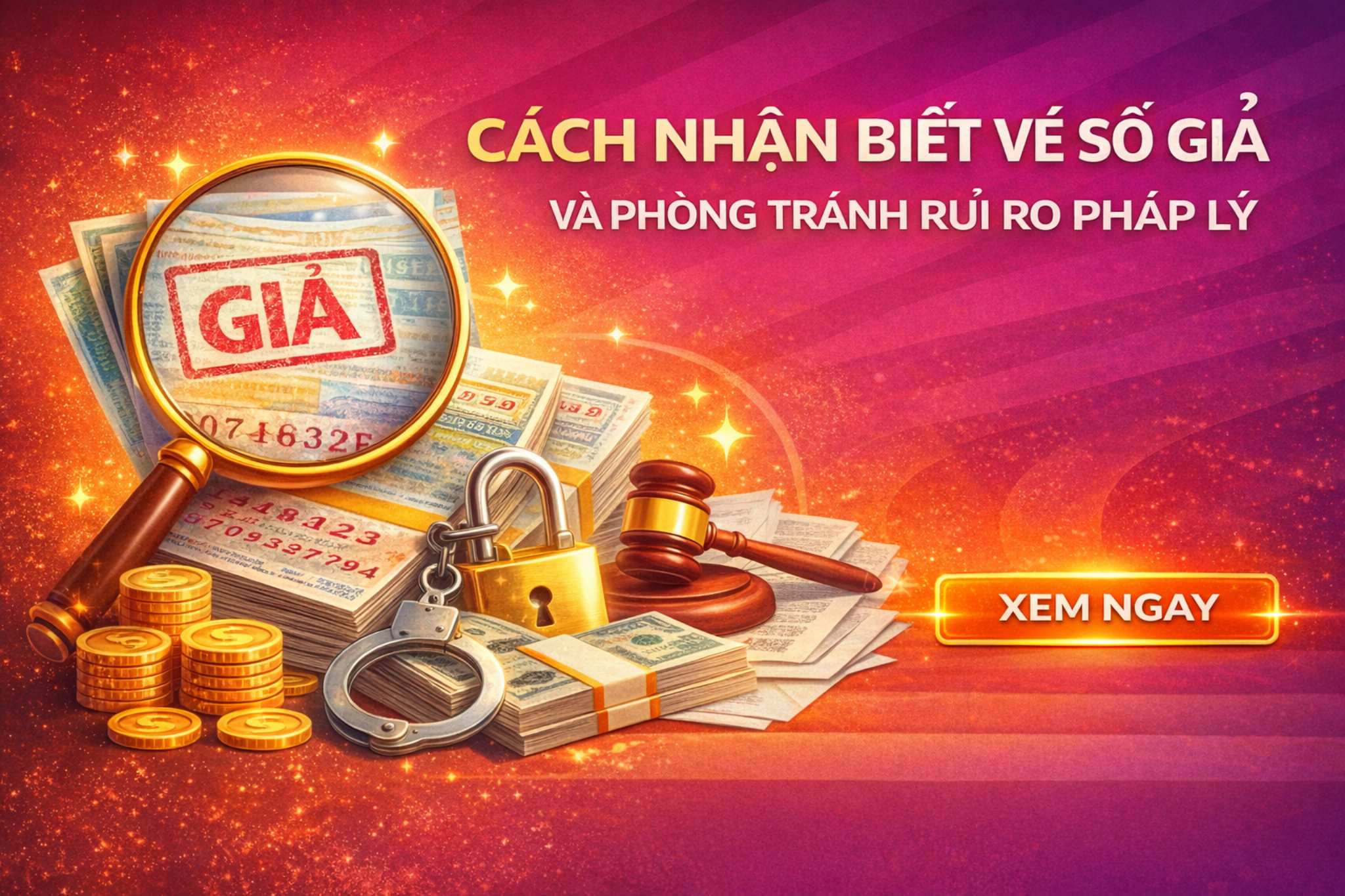 Cách nhận biết vé số giả và phòng tránh rủi ro pháp lý