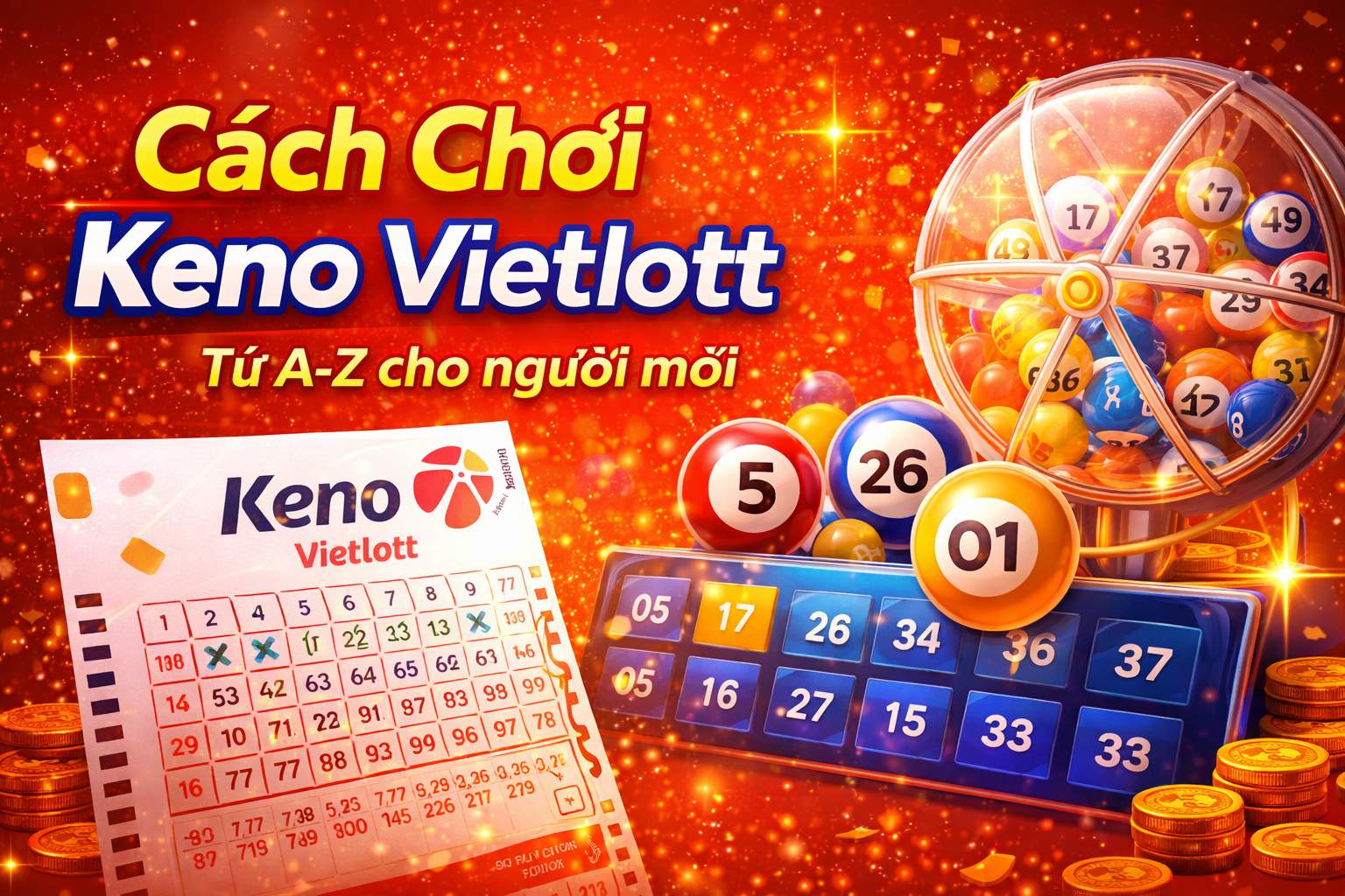 Cách Chơi Keno Vietlott Từ A-Z + Kinh Nghiệm Và Bảng Thưởng Mới Nhất