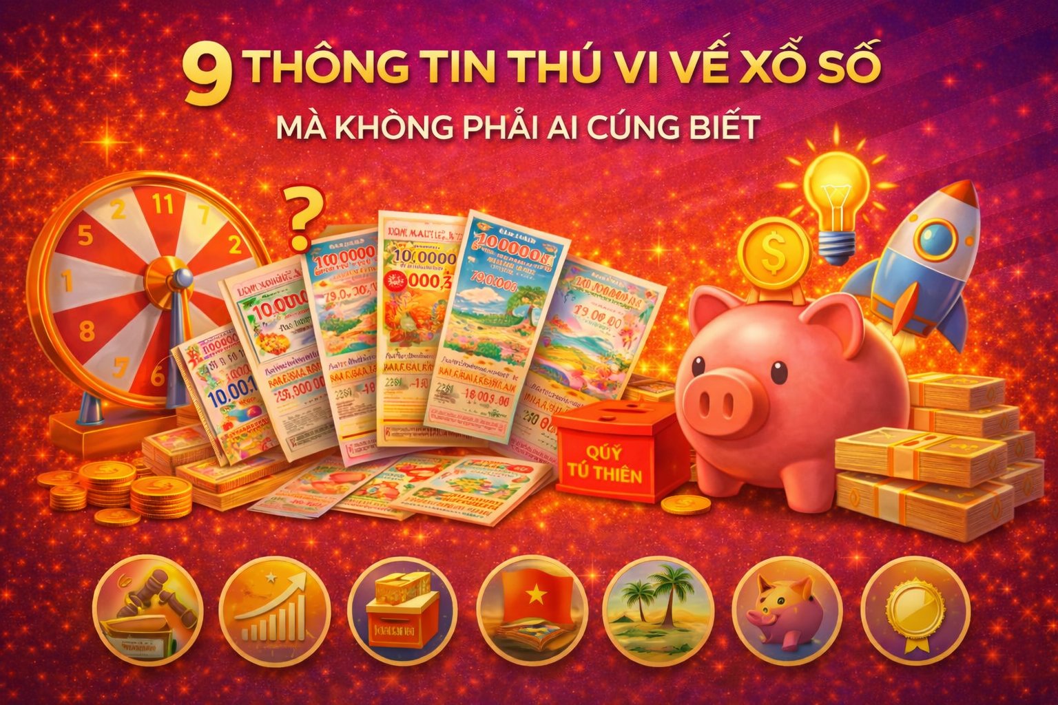 9 thông tin thú vị về xổ số mà không phải ai cũng biết